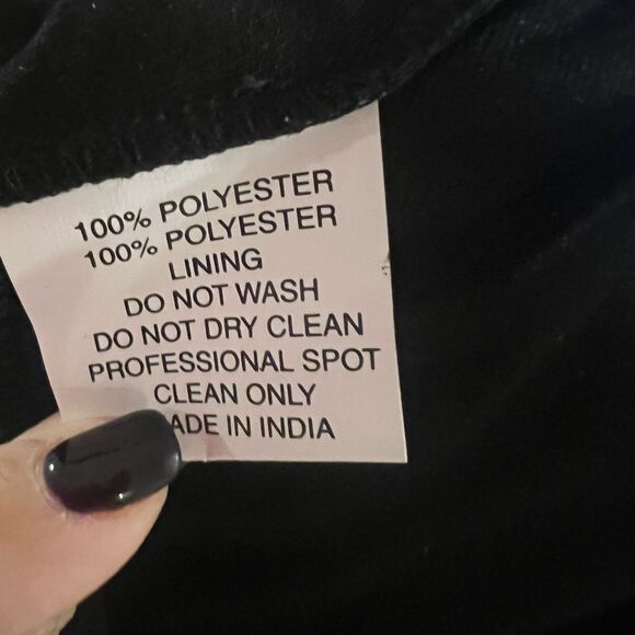 NWT MAC DUGGAL Black Sequined High Neck Ruffled Flutter Sleeve Midi Dress sz 12 - Picture 4 of 13